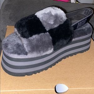 Ugg Disco Checker Slide - Brand New
